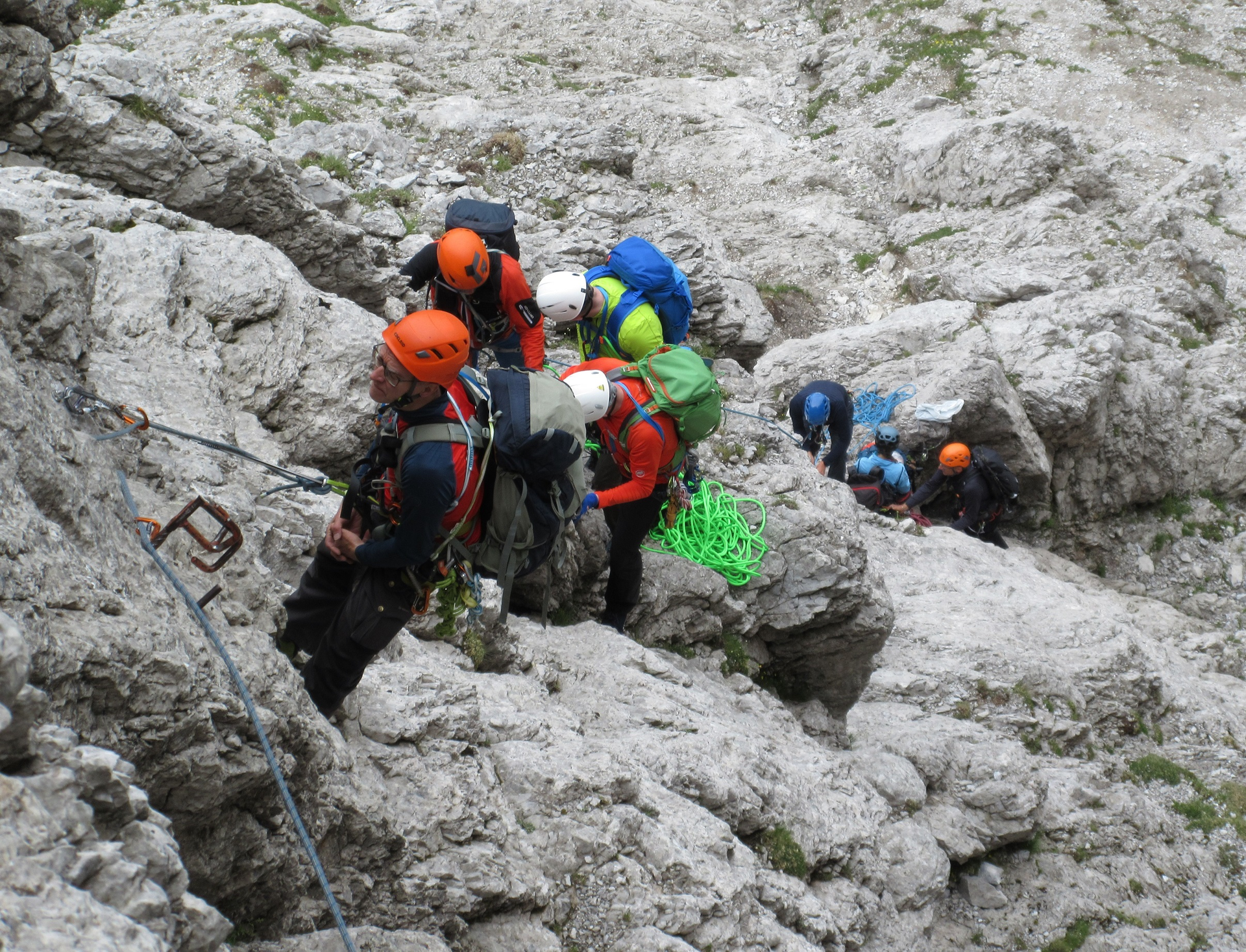 Stau an der Bügeleisenkante in den Lienzer Dolomiten | © Ralf Günther 2023 | © Ralf Günther