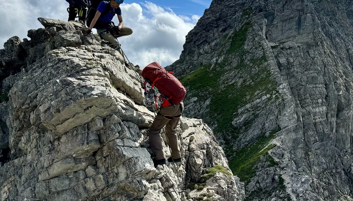 Klettern am Allgäuer Hauptkamm | © Holger Klink 2024 | © Holger Klink