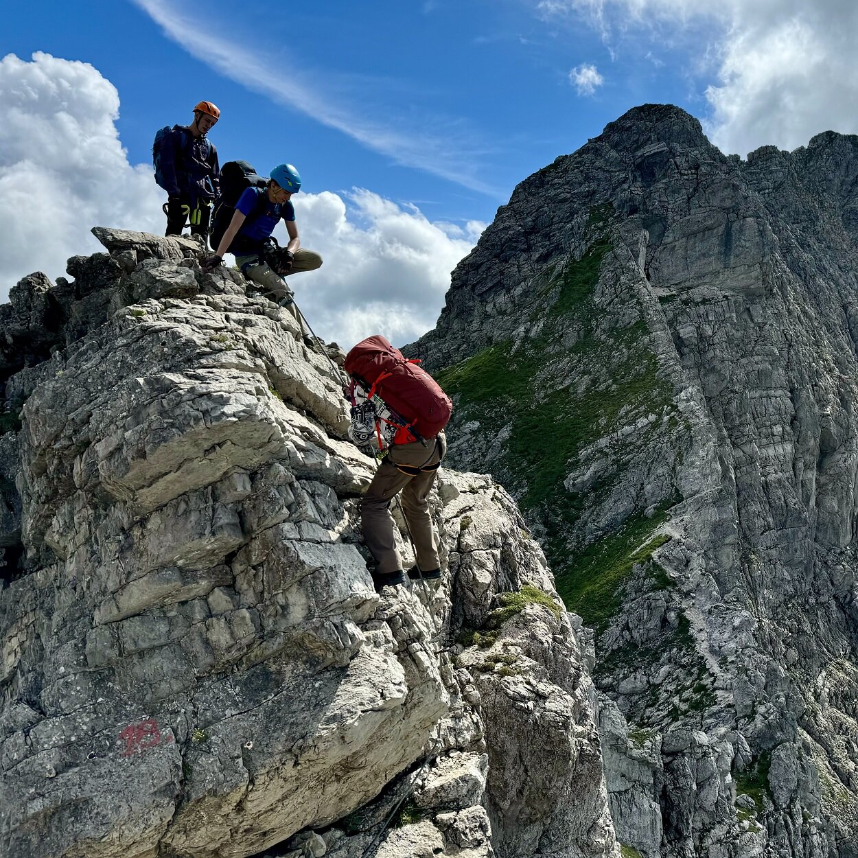 Klettern am Allgäuer Hauptkamm | © Holger Klink 2024 | © Holger Klink