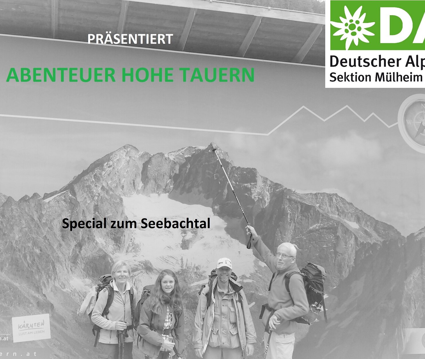 Vortragsreihe "Abenteuer Hohe Tauern" der Sektion | © Peter Angermann/DAV-Sektion Mülheim 2014 | © Peter Angermann/DAV-Sektion Mülheim