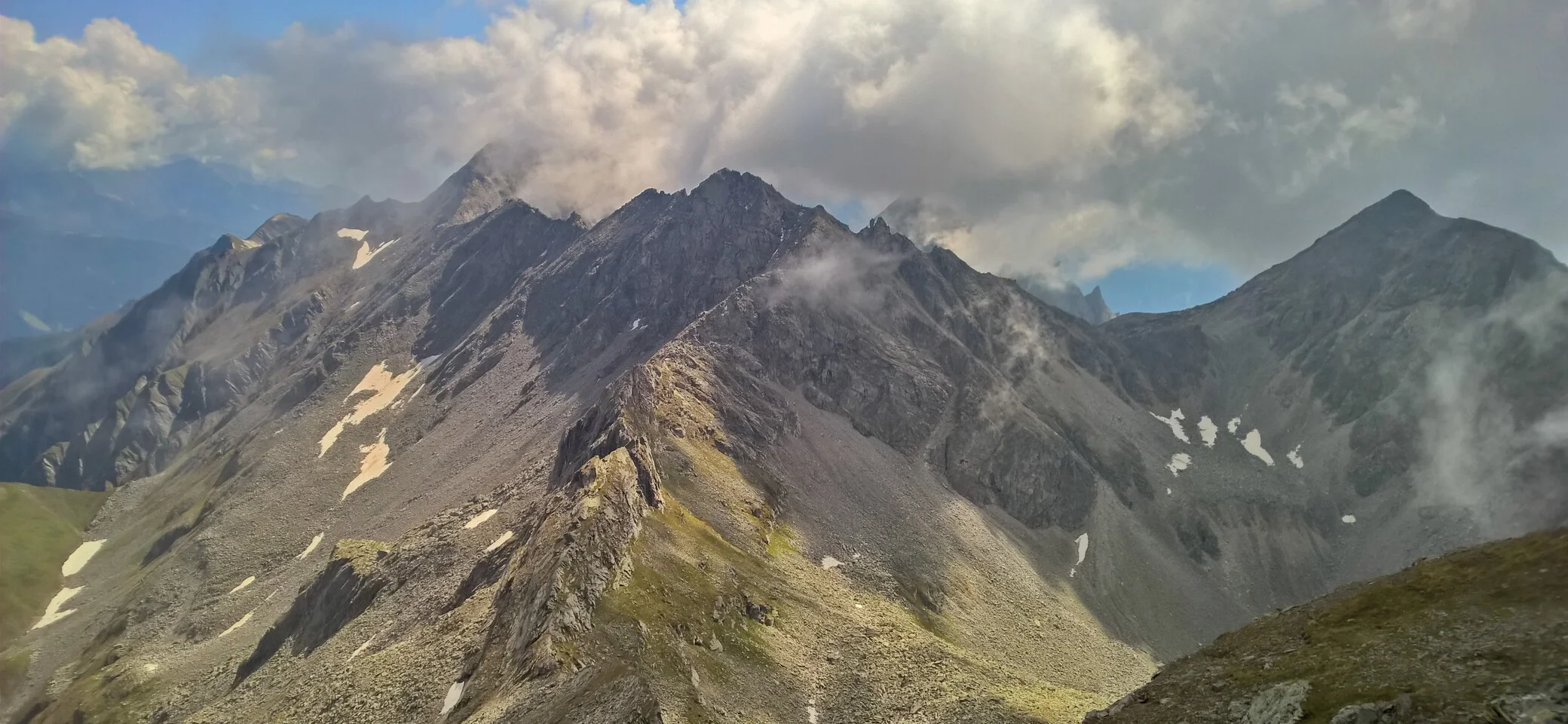 Sicht vom Feldseekopf auf die Kammscharte | © Michael Cremer 2021 | © Michael Cremer