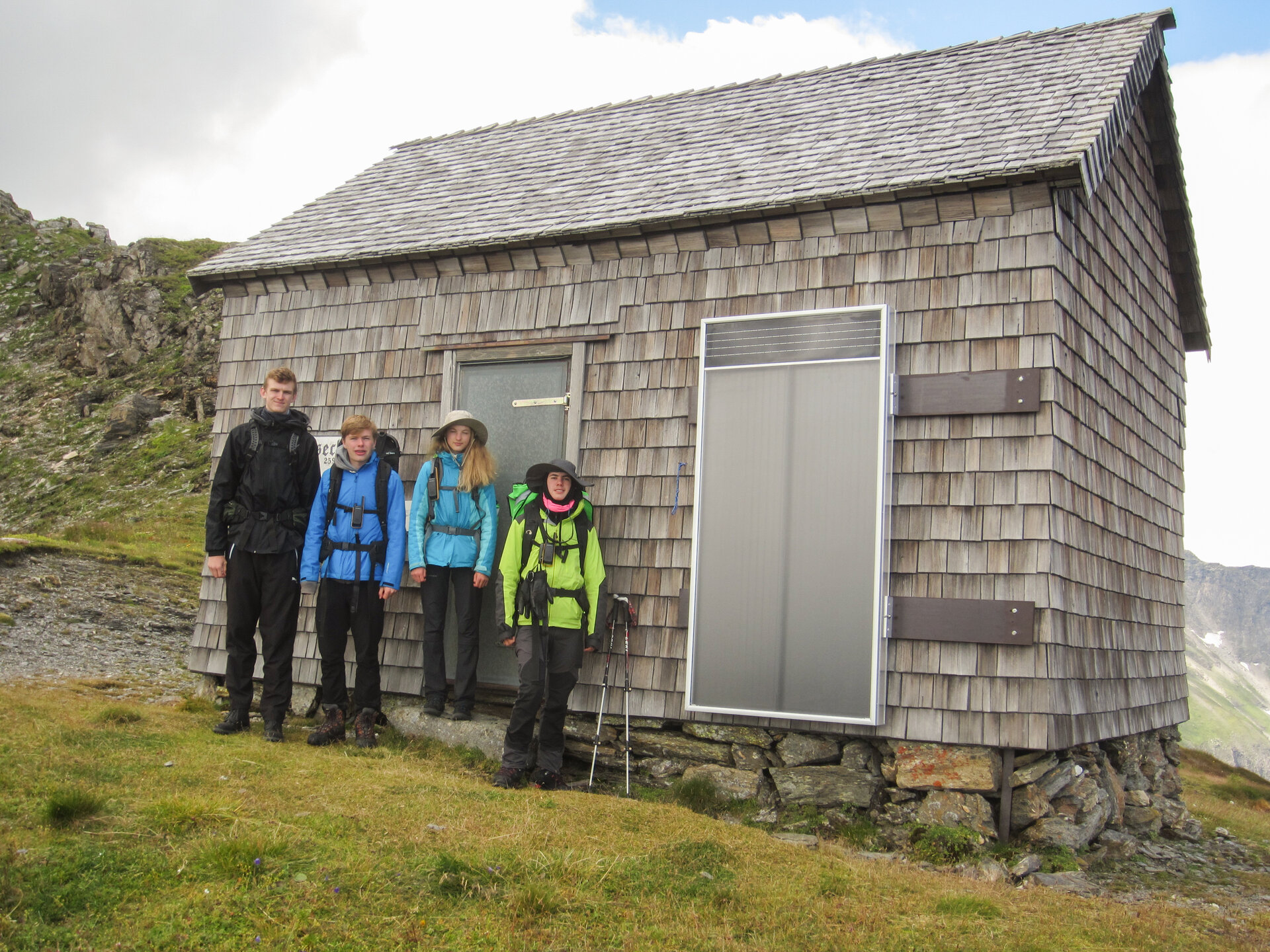 Die Böseckhütte mit neuem Solarmodul | © Holger Klink 2019 | © Holger Klink